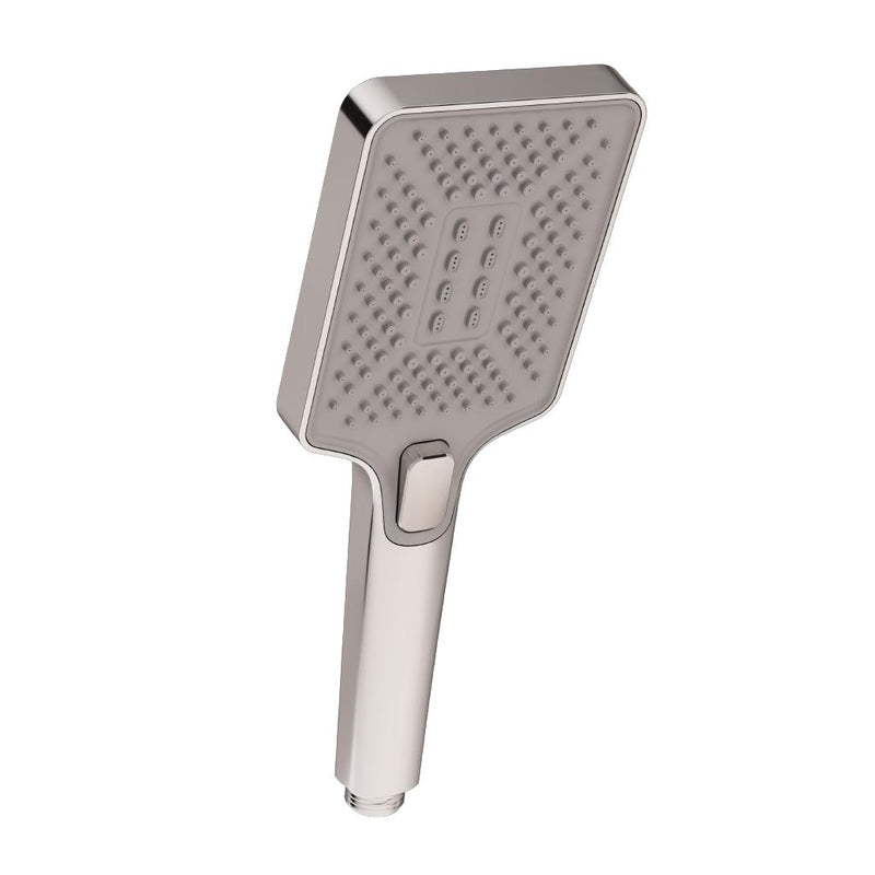 Modern square 3 function shower handset
