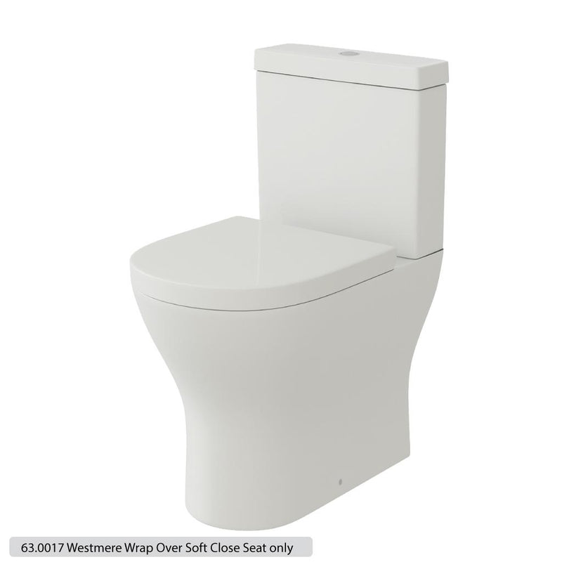 Westmere soft close wrap over seat
