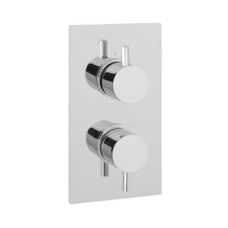 Square twin plate round rings