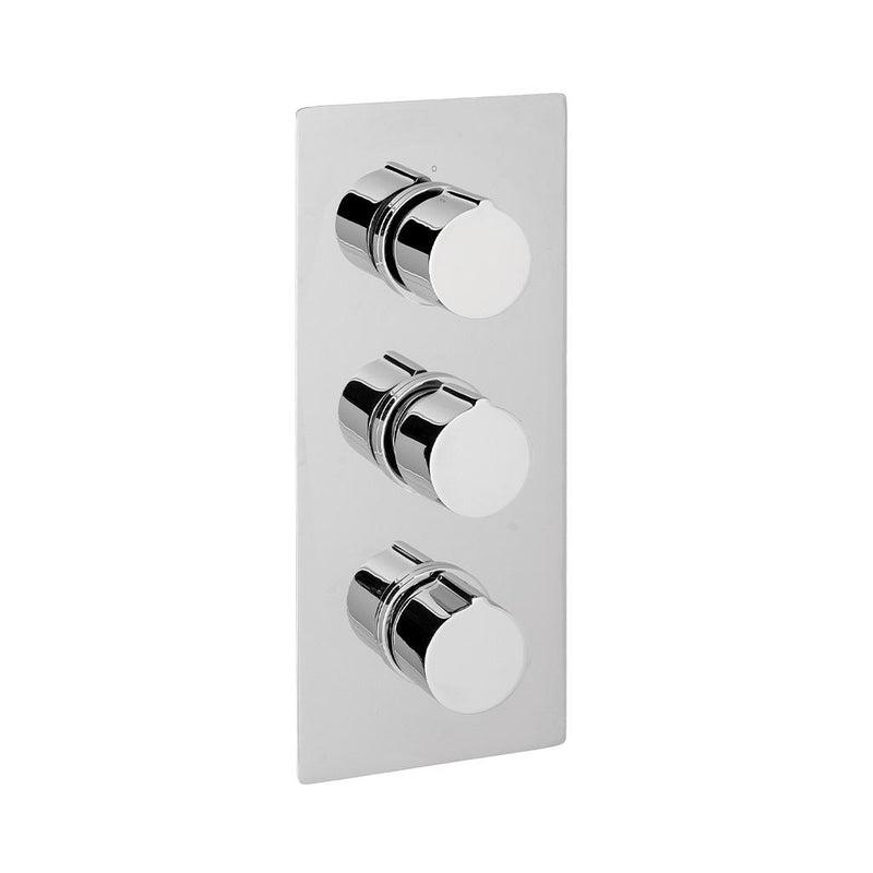 Square triple plate round rings