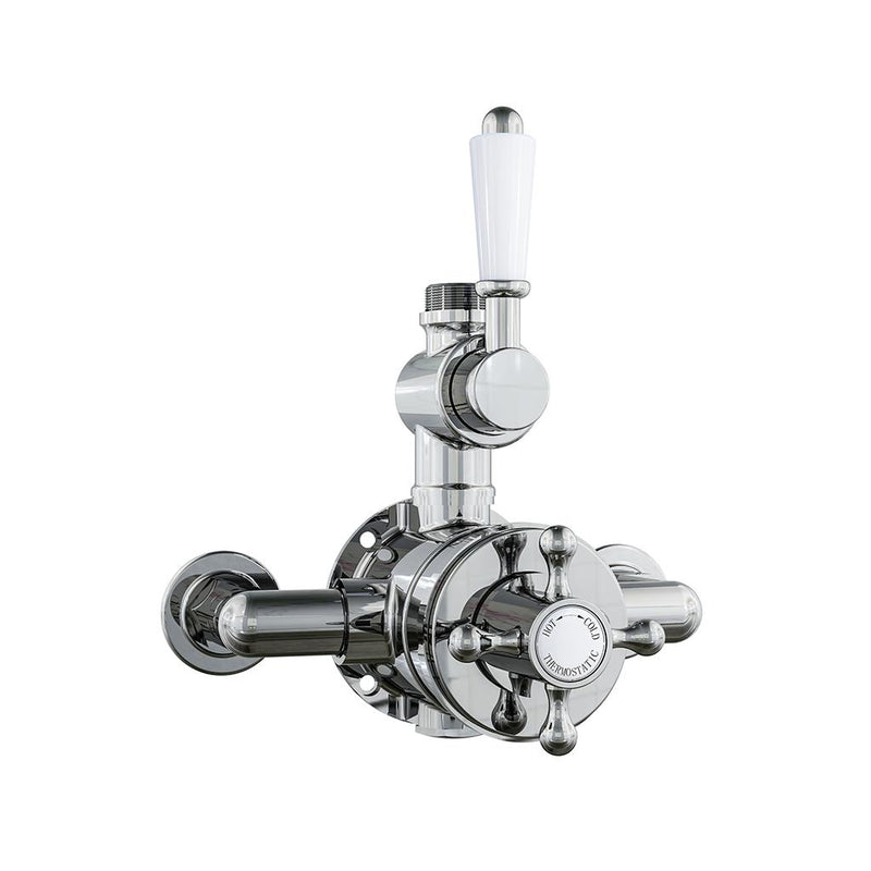 Traditional Twin Exposed Thermostatic Shower Valve