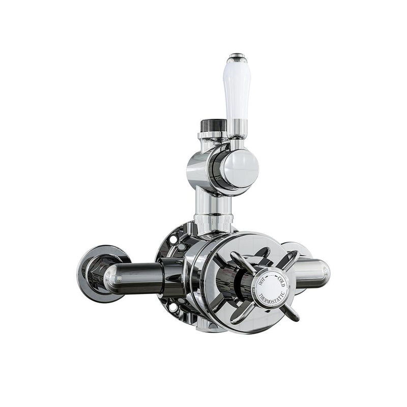 Traditional Twin Exposed Thermostatic Shower Valve