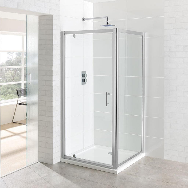 Vantage easy clean pivot door 800mm