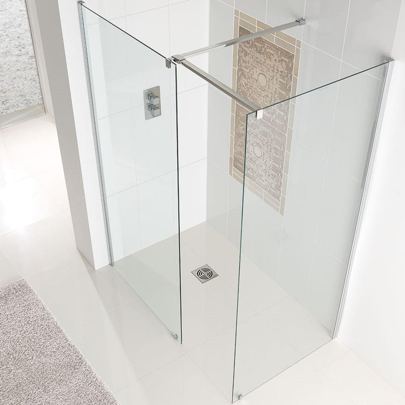 Corniche easy clean walk-in end panel for 900