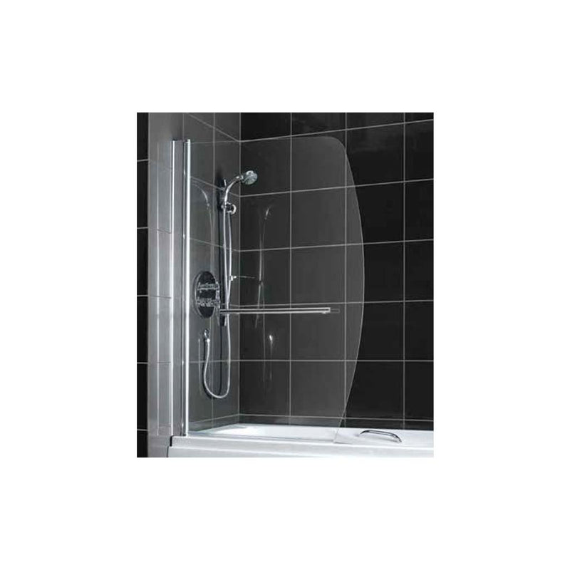Sail shape screen with towel rail