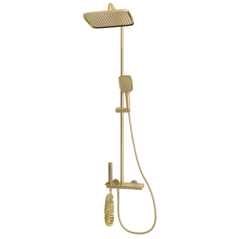 Exposed Thermostatic Shelf Shower set