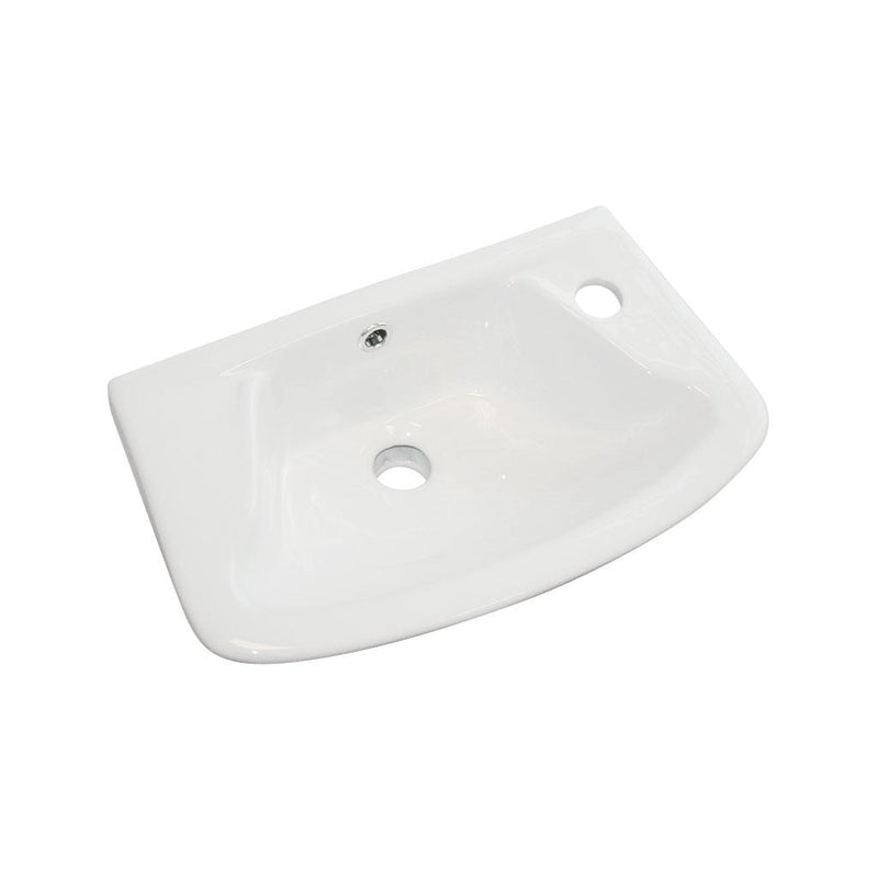 Loire 450 x 275 cloakroom basin 1TH RH