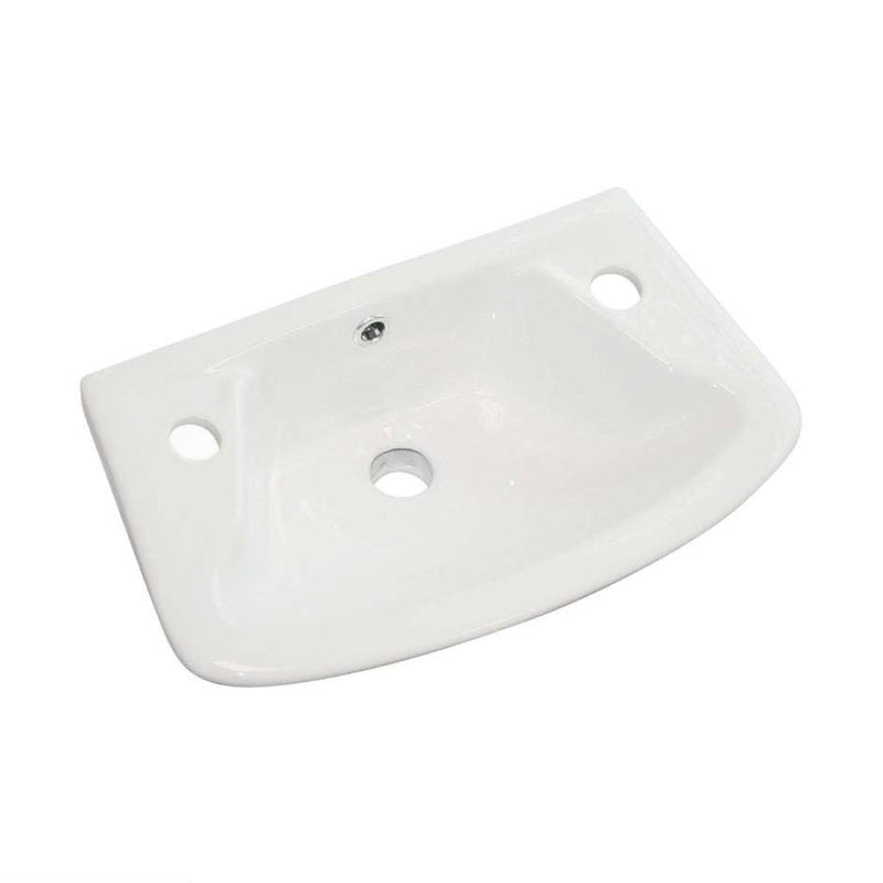 Loire 450 x 275 cloakroom basin 2TH