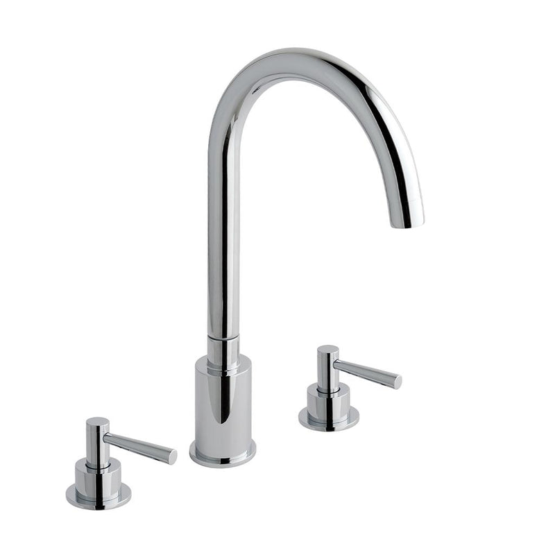 Prado Lever 3 Hole Deck Basin Mixer