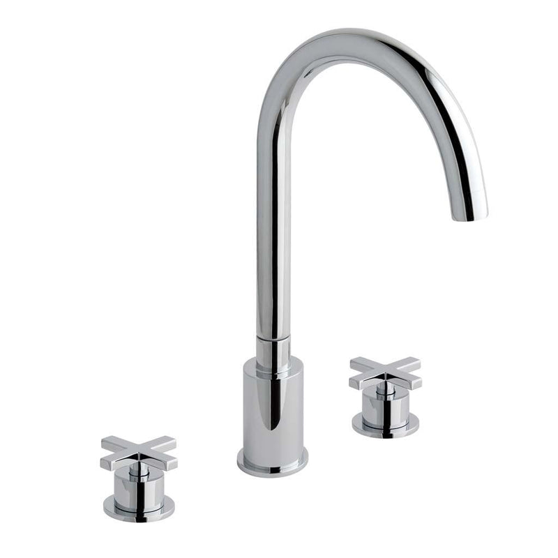 Prado Star 3 Hole Deck Basin Mixer