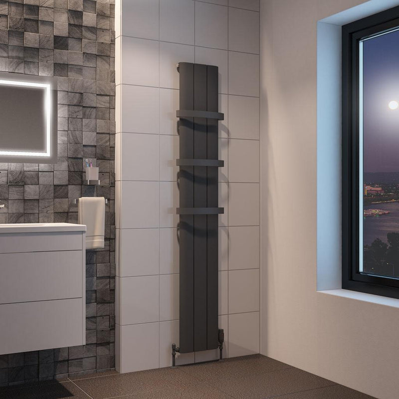 Peretti 1800 x 280 Aluminium Radiator