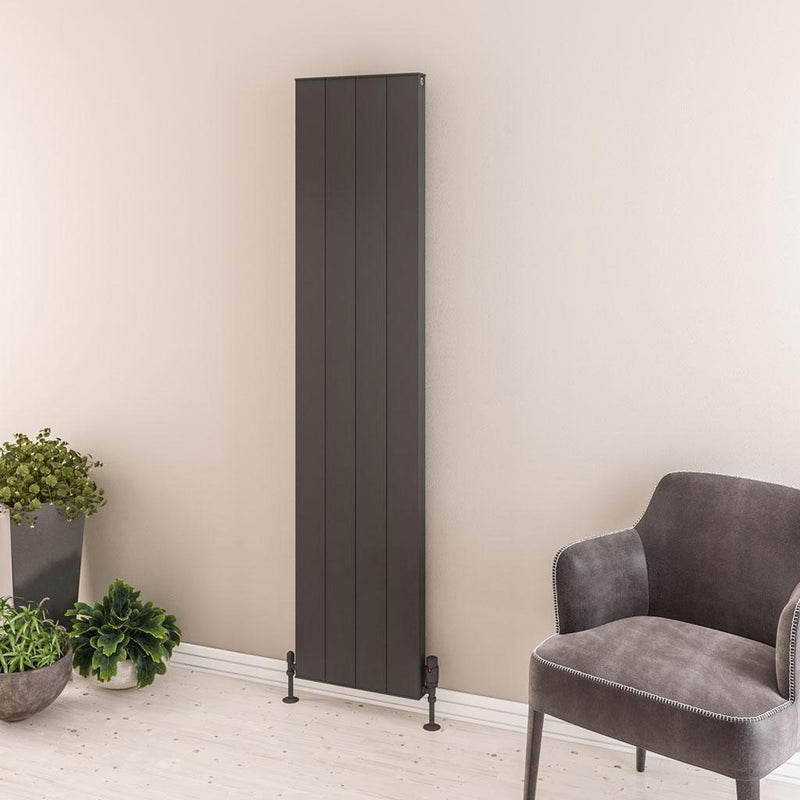 Vesima 1800 x 403 Aluminium Radiator