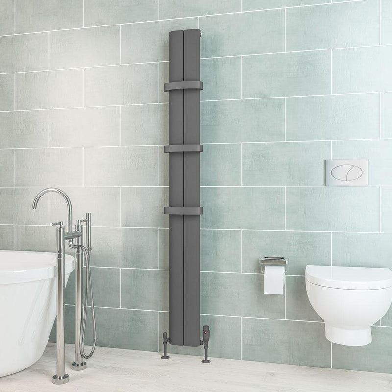 Berlini 1800 x 185 Aluminium Radiator