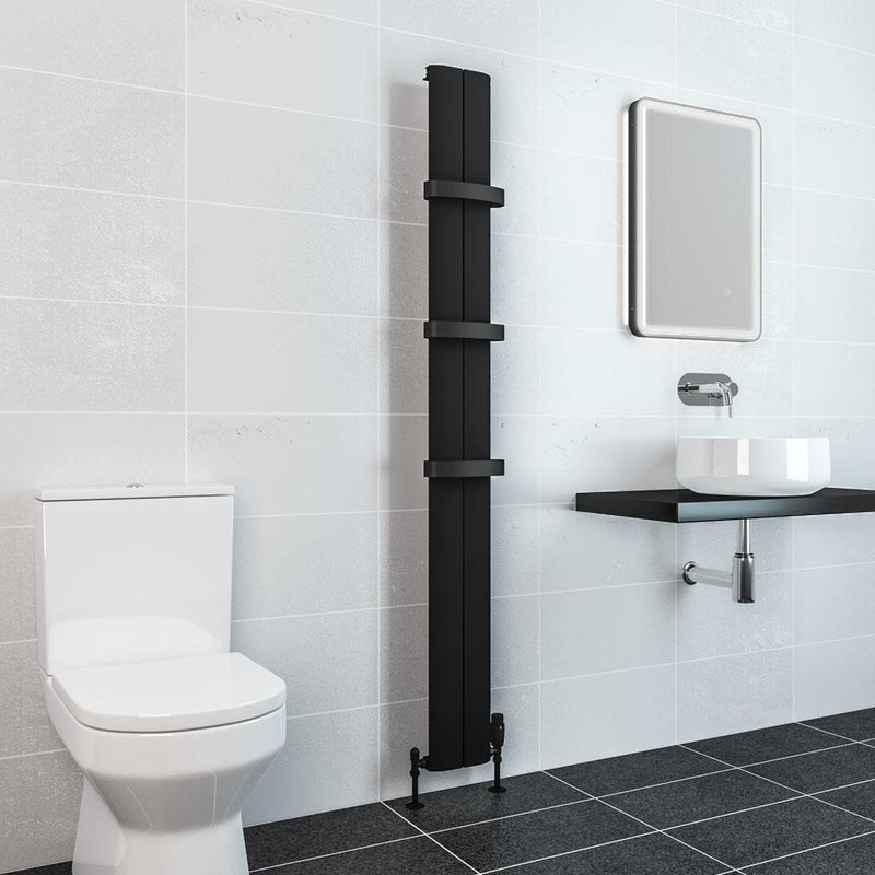 Berlini 1800 x 185 Aluminium Radiator