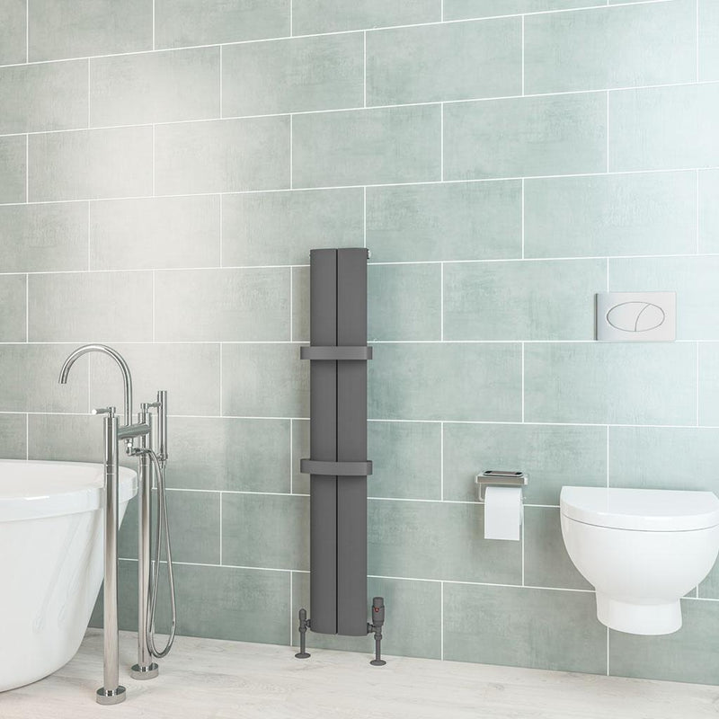 Berlini 1200x185 Aluminium Radiator