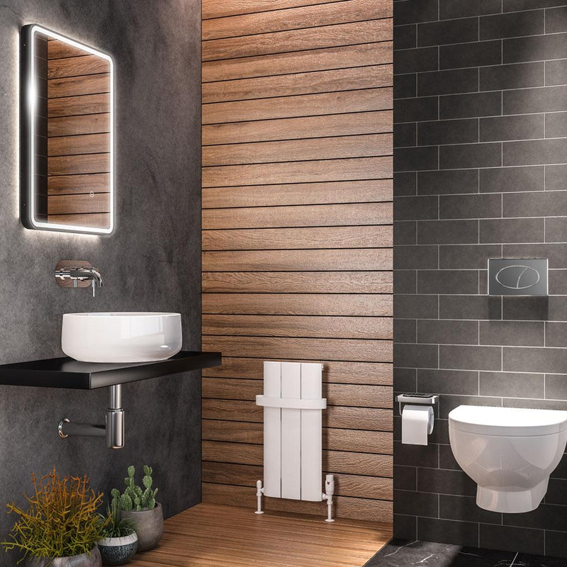 Peretti 600 x 280 Aluminium Radiator