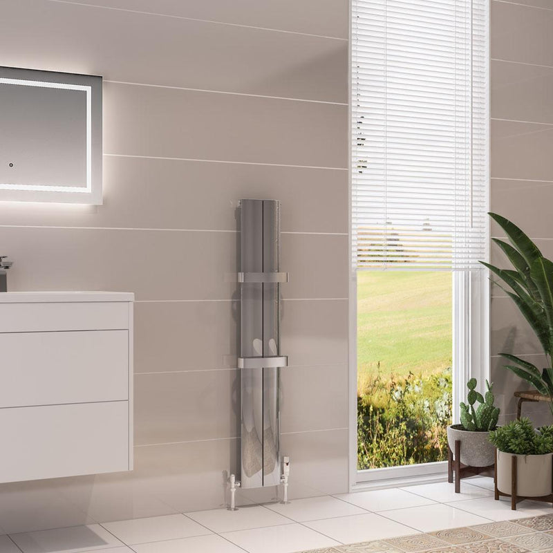 Berlini 1200 x 185 Aluminium Radiator