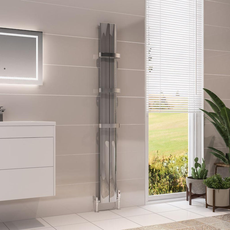 Berlini 1800 x 185 Aluminium Radiator