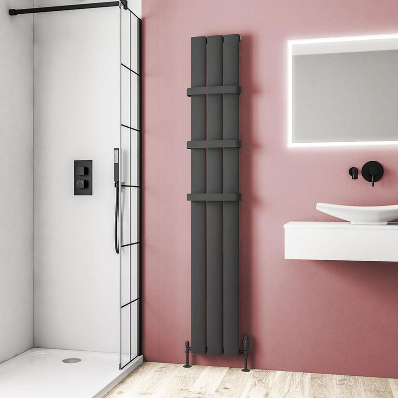 Malmesbury 1800 x 280 Aluminium Radiator