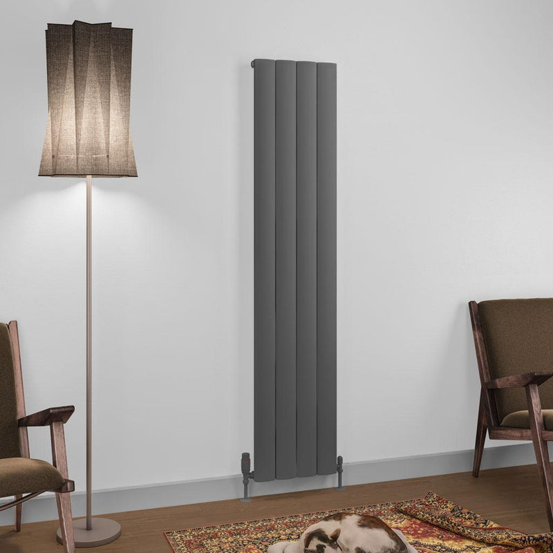 Tordino 1800 x 375 Aluminium Radiator