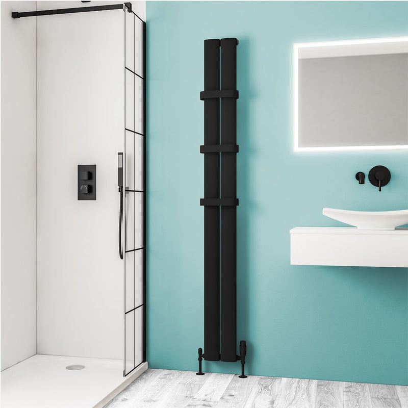 Malmesbury 1800 x 185 Aluminium Radiator
