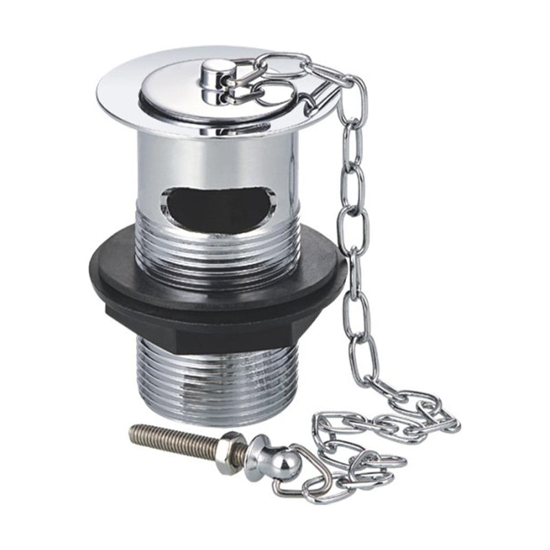 Basin Waste Link Chain Brass Plug