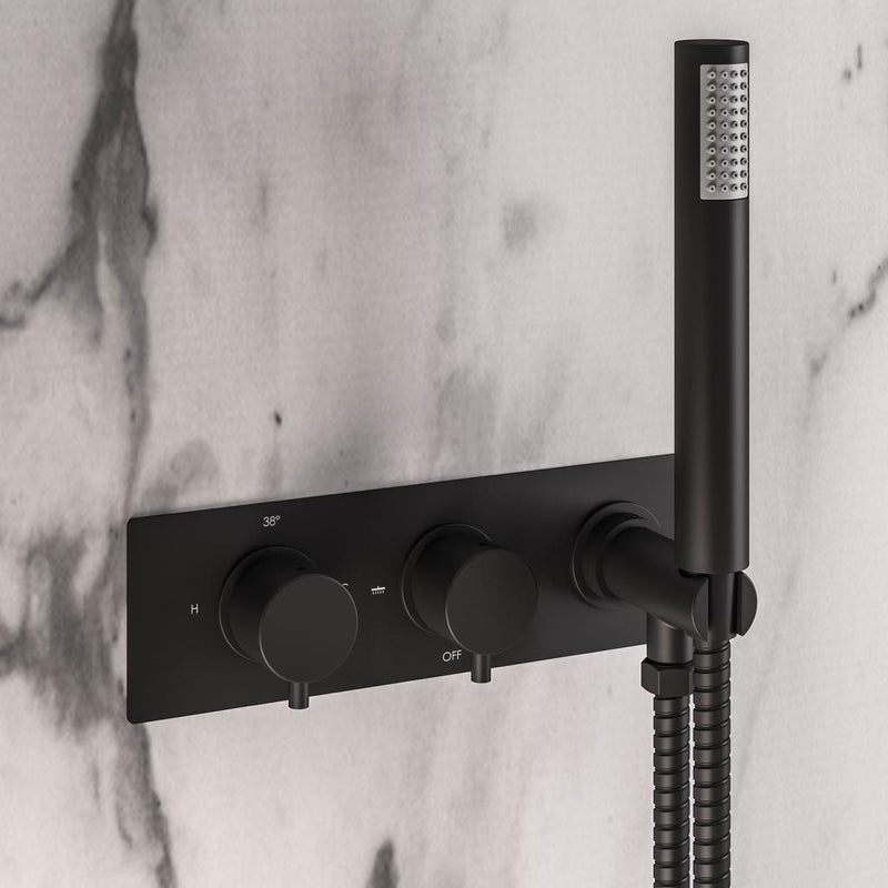 Meriden Two way Wall Mounted Thermostic Shower Valve with Hand set