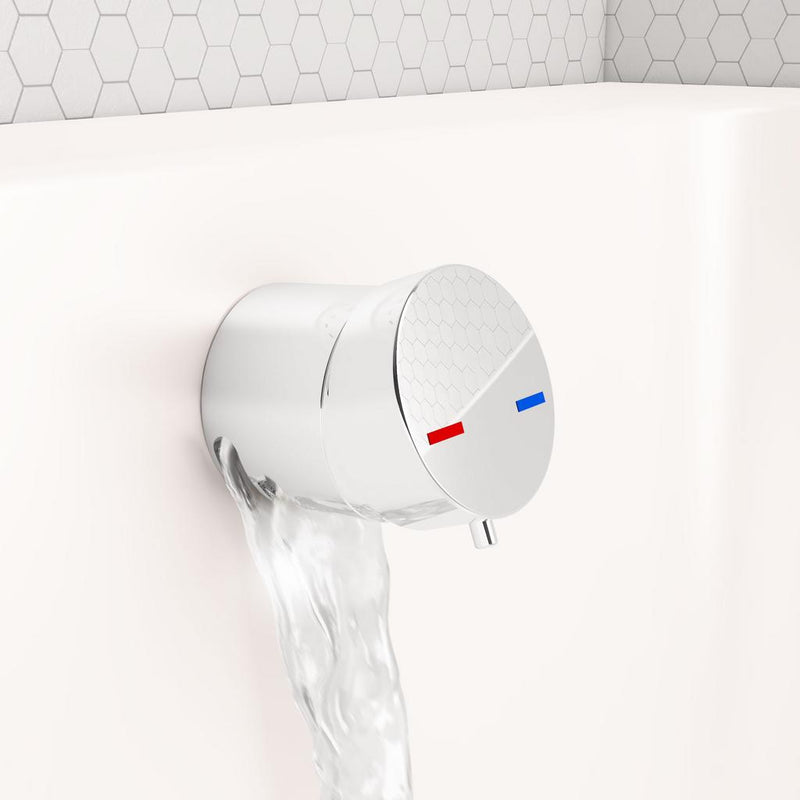 Bath Mixer Overflow Filler with Push Button waste