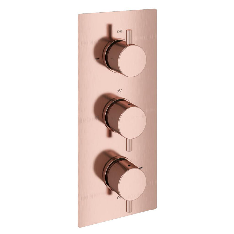 Meriden Concealed Triple Thermostic Shower valve