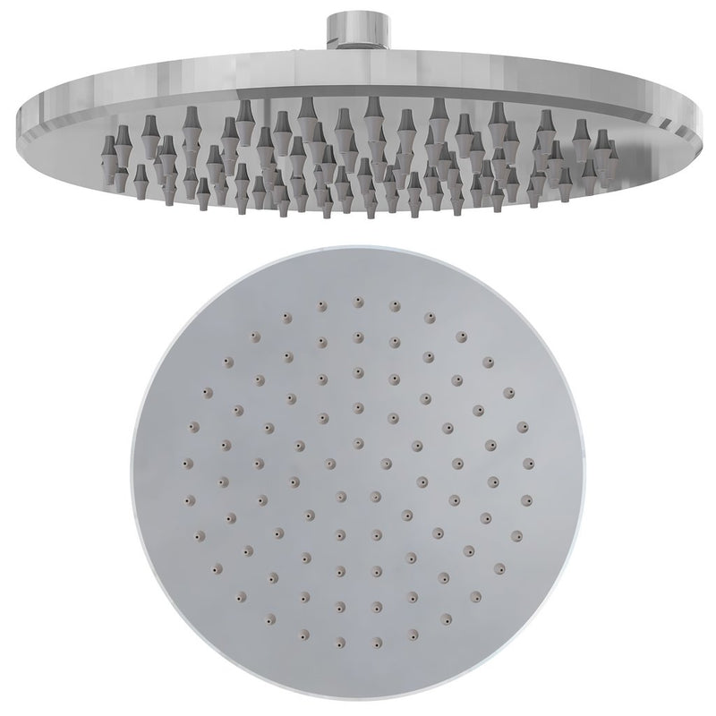Meriden Metal Round Shower Head 300mm easy cleaning