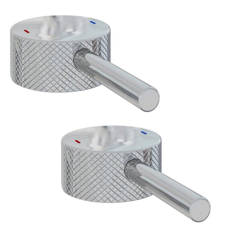 Meriden FULL knurling brass single handle with round lever for Freestanding Bath Tap