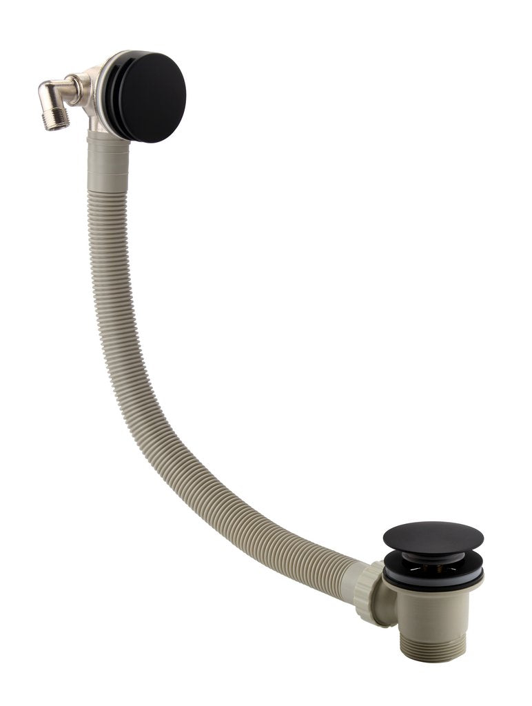 Bath Push Button waste with overflow filler