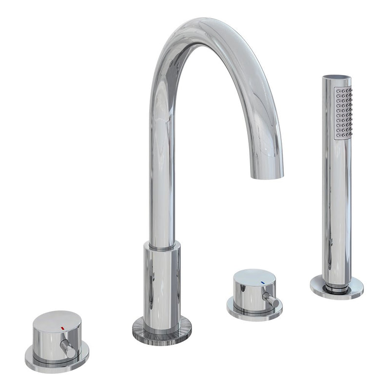 Meriden Four hole Deck Mounted bath Shower Mixer