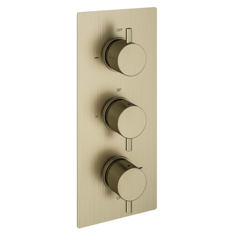 Meriden Concealed Triple Thermostic Shower valve