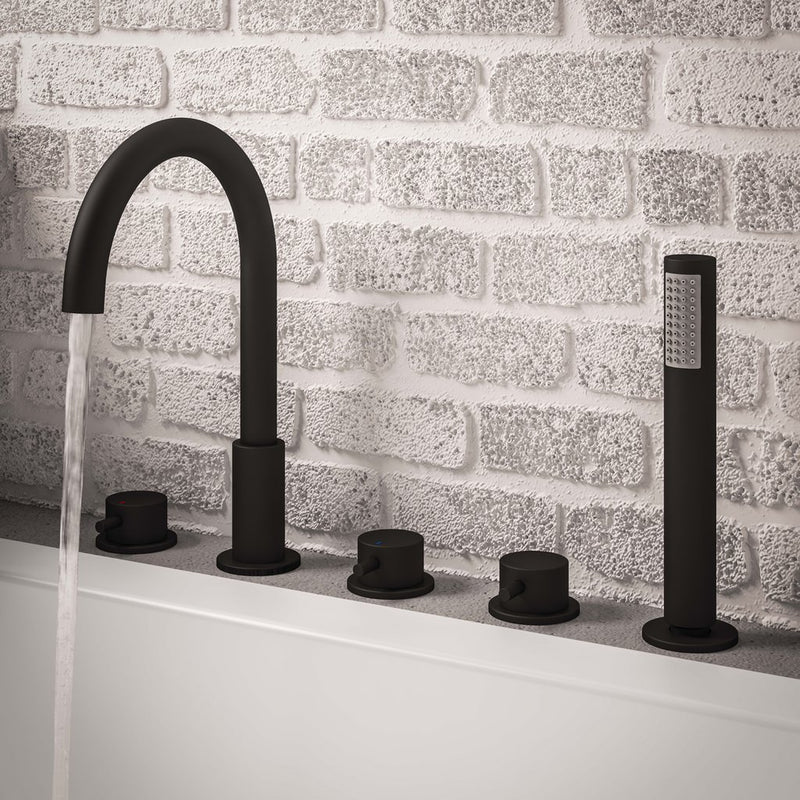 Meriden Five hole Deck Mounted bath Shower Mixer