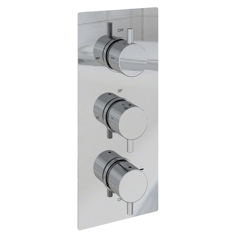 Meriden Concealed Triple Thermostic Shower valve