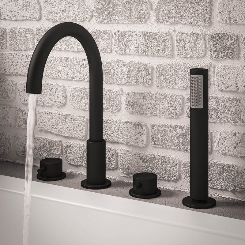 Meriden Four hole Deck Mounted bath Shower Mixer