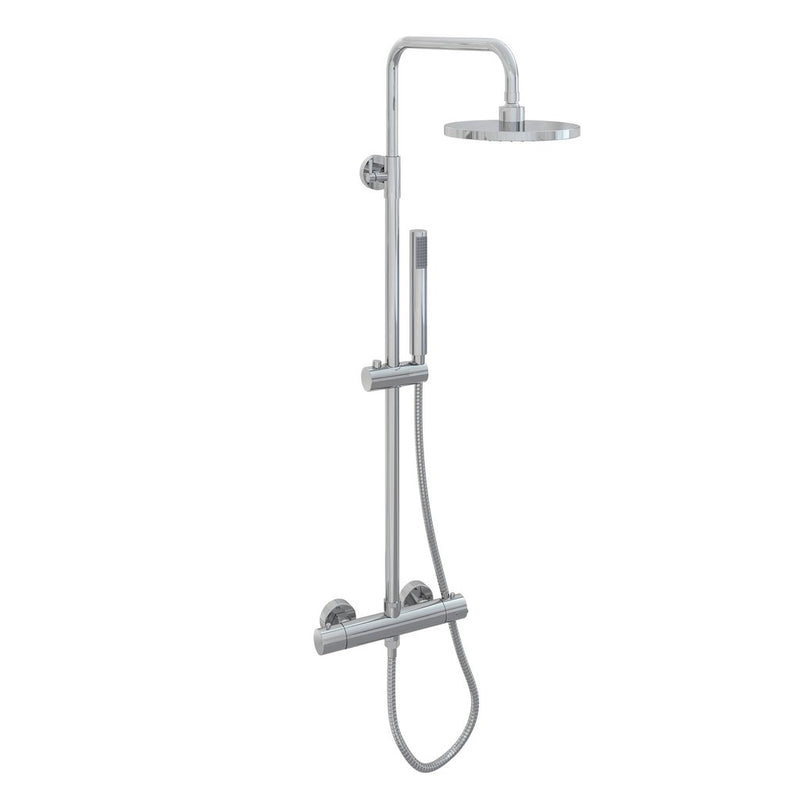 Meriden Round Telescopic shower set with bar Valve