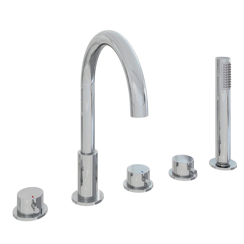 Meriden Five hole Deck Mounted bath Shower Mixer
