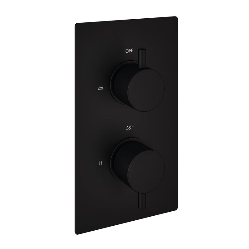 Meriden Concealed Twin Thermostic Shower valve