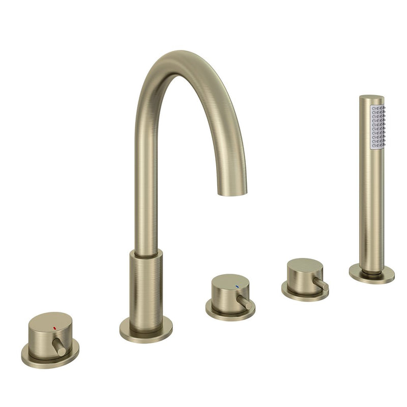 Meriden Five hole Deck Mounted bath Shower Mixer