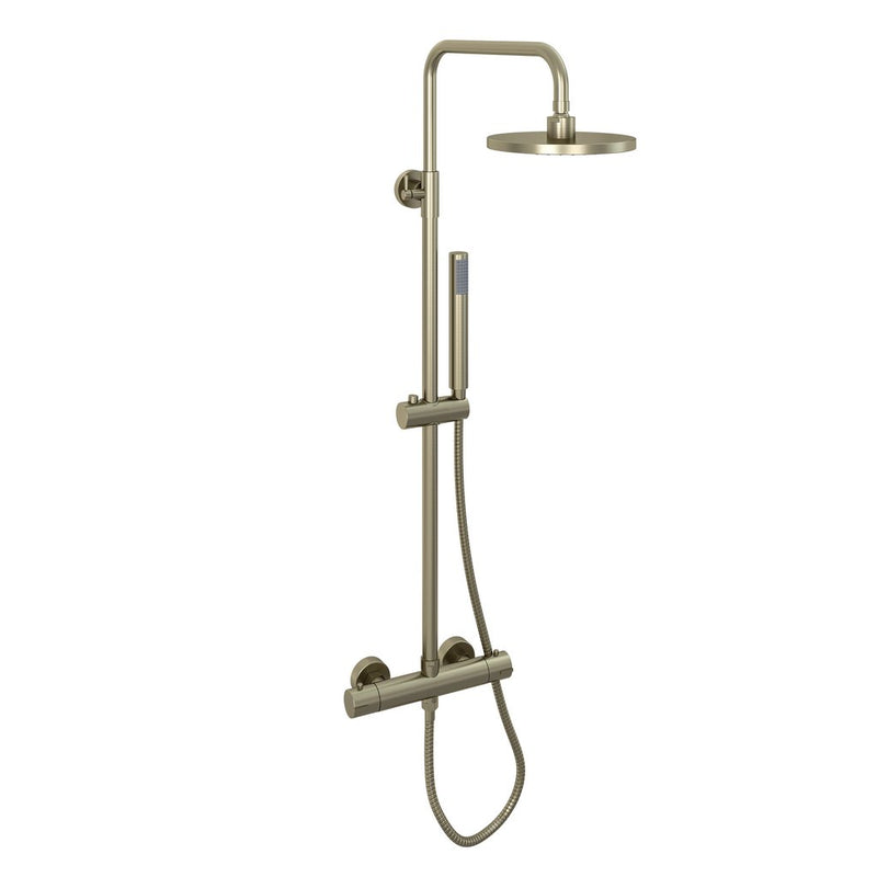 Meriden Round Telescopic shower set with bar Valve