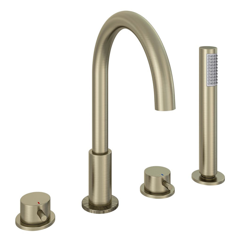 Meriden Four hole Deck Mounted bath Shower Mixer
