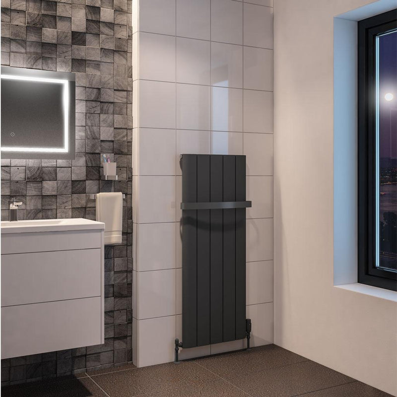 Peretti 1200 x 470 Aluminium Radiator