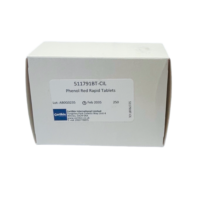 Phenol Red Rapid Tablets Sold Per 10