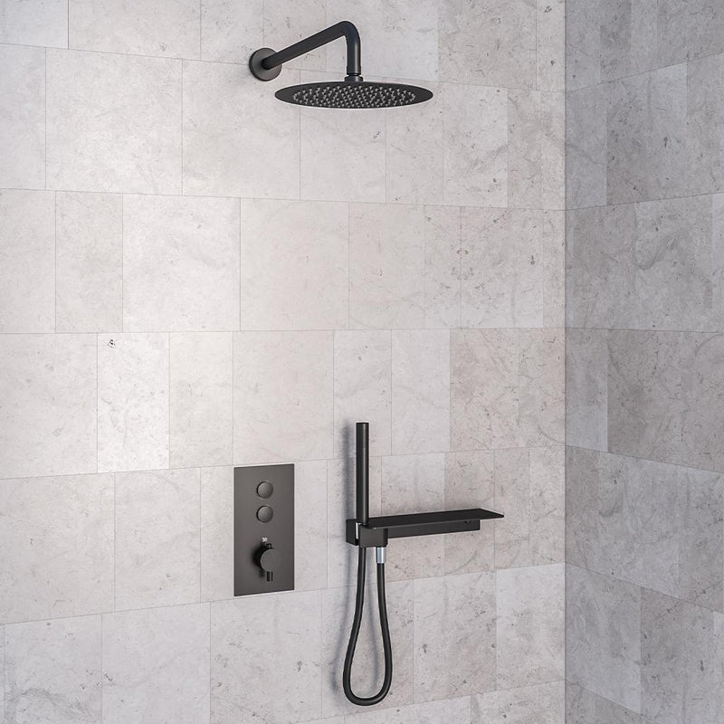 Con.Push But.Valve,Shower Shelf,Sho.Head&Sho.Arm