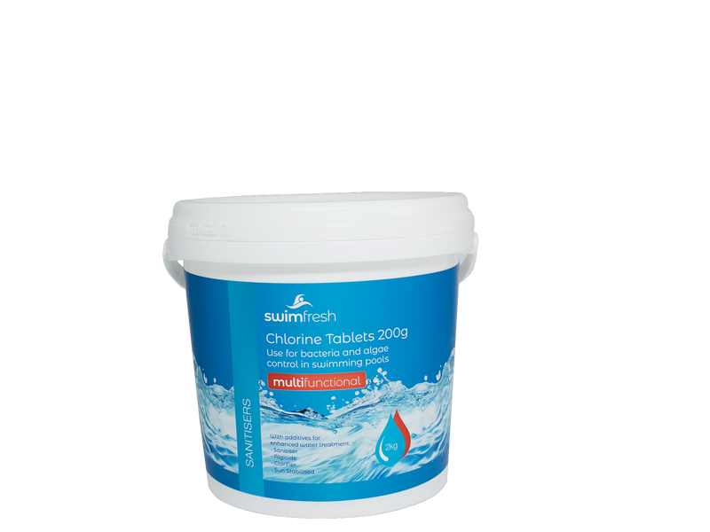 2kg Swimfresh Multi-Functional Chlorine 200g Tablets